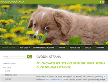 Tablet Screenshot of nova-scotia-retriever.cz